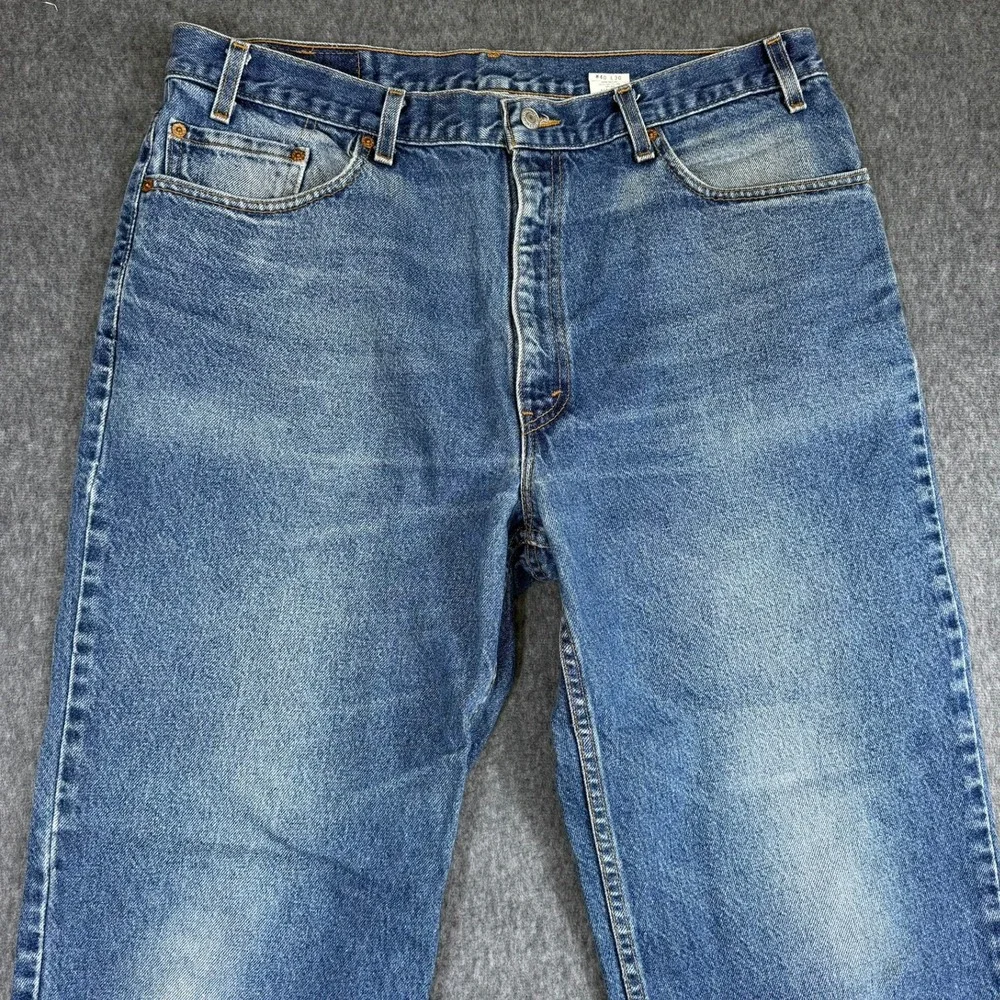 Levi's 550 Jeans Men 40x30 Blue Relaxed Fit Medium Wash Denim USA 2001